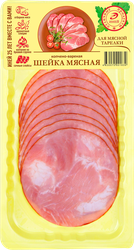 Шейка копчено-вареная ИНЕЙ Мясная, нарезка, 80г, фотография