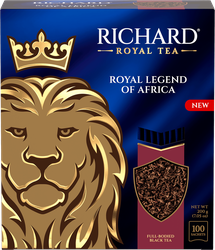 Чай черный RICHARD ROYAL Legend of Africa, 100саш, картинка