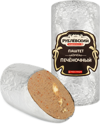 Паштет РУБЛЁВСКИЙ Печеночный мясной, 250г, изображение