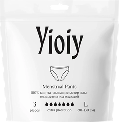 Прокладки-трусики гигиенические YIOIY L–XL, 3шт, картинка
