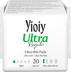 Прокладки ежедневные YIOIY Ultra, 20шт, вид