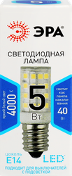 Лампочка светодиодная ЭРА STD LED T25-5W-CORN-827/840-E14, 5Вт, белый свет, фото