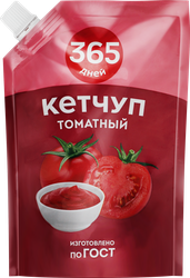 Кетчуп 365 ДНЕЙ Томатный, 250г, детальное фото