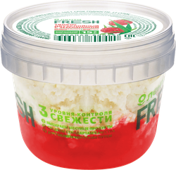 Творог ЛЕНТА FRESH с земляникой 3,2%, без змж, 160г, фото