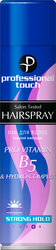 Лак для волос PROFESSIONAL TOUCH Pro-vitamin B5&Hydro Complex сильная фиксация, 265мл, детальное фото