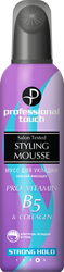Мусс для волос PROFESSIONAL TOUCH Pro-vitamin B5&Collagen сильная фиксация, 150мл, изображение