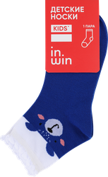 Носки детские INWIN Kids, высокая посадка р. 14–22, мишка, Арт. LK001, картинка
