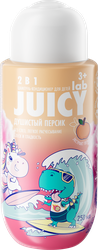 Шампунь-кондиционер детский JUICY LAB 2в1 Персик, 250мл, картинка