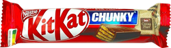 Батончик шоколадный KITKAT Chunky в молочном шоколаде, 40г, крупный план
