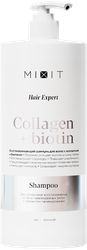 Шампунь MIXIT Hair Expert Collagen&Biotin, 1000мл, крупный план