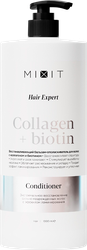 Кондиционер для волос MIXIT Hair Expert Collagen Biotin, 1000мл, детальное фото