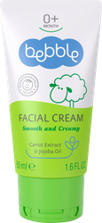Крем для лица детский BEBBLE Facial Cream 0+, 50мл, крупный план