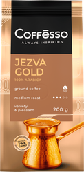 Кофе молотый COFFESSO Jezva Gold 100% Arabica, 200г, изображение