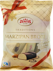 Конфета ZENTIS Марципановая буханка покрытая шоколадом, 100г, изображение