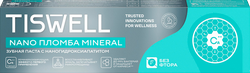 Зубная паста TISWELL реминерализующая с наногидроксиапатитом, без фтора, 110г, крупный план