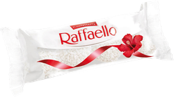 Конфеты RAFFAELLO с цельным миндальным орехом в кокосовой обсыпке, 40г, картинка