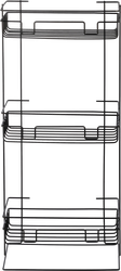 Полка напольная/настенная РЫЖИЙ КОТ Scaffali 29,5x12,5x66см, 3-х ярусная, прямая, Арт. 109116, изображение