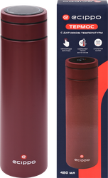 Термос дорожный ECIPPO Travel с датчиком температуры, 480мл, Арт. MUDDC3, изображение