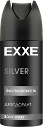 Дезодорант-спрей мужской EXXE Silver, 150мл, вид