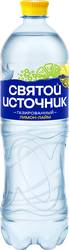Вода СВЯТОЙ ИСТОЧНИК с ароматом лимона и лайма, газированная, 1л, фотография