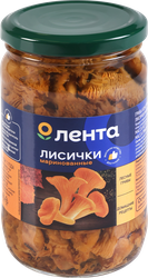 Лисички маринованные ЛЕНТА, 340г, вид