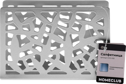 Салфетница HOMECLUB металл, Арт. CCG-032, картинка