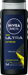 Гель для душа NIVEA Men ultra extreme, 500мл, вид