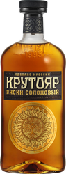 Виски КРУТОЯР Российский солодовый ординарный 40%, 0.7л, фотография