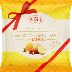 Изделие кондитерское ZENTIS Марципановая картошка со вкусом манго, 100г, фото