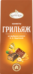 Конфеты Ф.КРУПСКОЙ Грильяж на основе арахиса с фундука, 146г, фотография