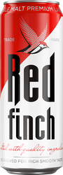 Пиво светлое RED FINCH пастеризованное 4,4%, 0.45л, крупный план