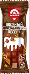 Мороженое НОРДЕН Десерт овсяный шоколадный 10%, с змж, эскимо, 60г, картинка