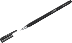 Ручка гелевая BERLINGO Tribase Gel grip, черный, 0,5мм, грип, картинка