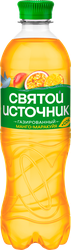Вода+Сок СВЯТОЙ ИСТОЧНИК Манго-маракуйя, газированная, 0.5л, крупный план