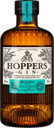 Джин HOPPERS Ориджинал Драй сухой дистиллированный 40%, 0.5л, крупный план