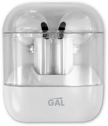 Наушники беспроводные GAL с микрофоном, белые, Арт. TW-1190, картинка