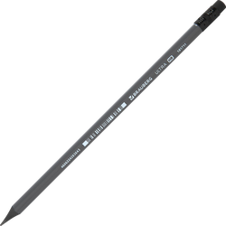 Карандаш чернографитный BRAUBERG Ultra, HB, с ластиком, пластиковый, Арт. 181711, детальное фото