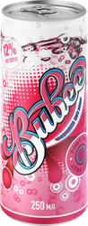Напиток BUBEE Pinky Fruit сильногазированный, 0.25л, изображение