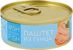 Паштет рыбный WISH FISH из тунца, 100г, картинка