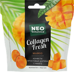 Конфеты NEO-BOTANICA Фруктовые шарики с манго, 55г, изображение