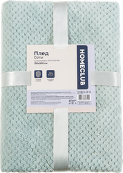 Плед HOMECLUB Соты 150х200см, зеленый, Арт. PHCCO150*200, вид