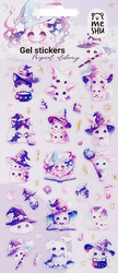 Наклейки гелевые MESHU Cute kittens, Perrrfect, 10х23см, фото