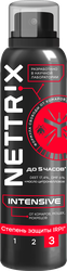 Аэрозоль репеллентный NETTRIX Intensive от комаров, мошек, мокрецов, степень защиты 3IRPI, 150мл, фотография