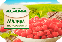 Малина замороженная AGAMA, 200г, вид