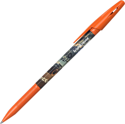 Ручка шариковая ERICHKRAUSE R-301 Stick Road Beast 0.7, синий, картинка