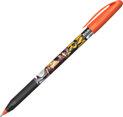 Ручка шариковая ERICHKRAUSE U-109 Stick Grip Dino Art 1.0, Ultra Glide Technology, синий, вид