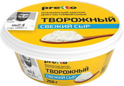 Сыр творожный PRETTO 65%, без змж, 250г, детальное фото