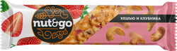 Батончик NUT&GO Кешью-клубника, глазированный, 36г, фотография