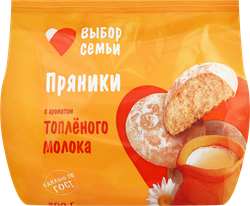 Пряники ВЫБОР СЕМЬИ с ароматом топленого молока, 300г, фото
