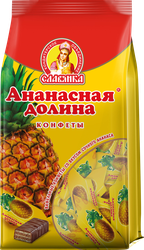Конфеты вафельные СЛАВЯНКА Ананасная долина, 200г, изображение
